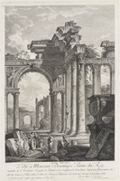 KG 13354
<br/>
'Griekse' ruïnes
<br/>
<em>Lebas, Jacques Philippe (1707-1783)</em>